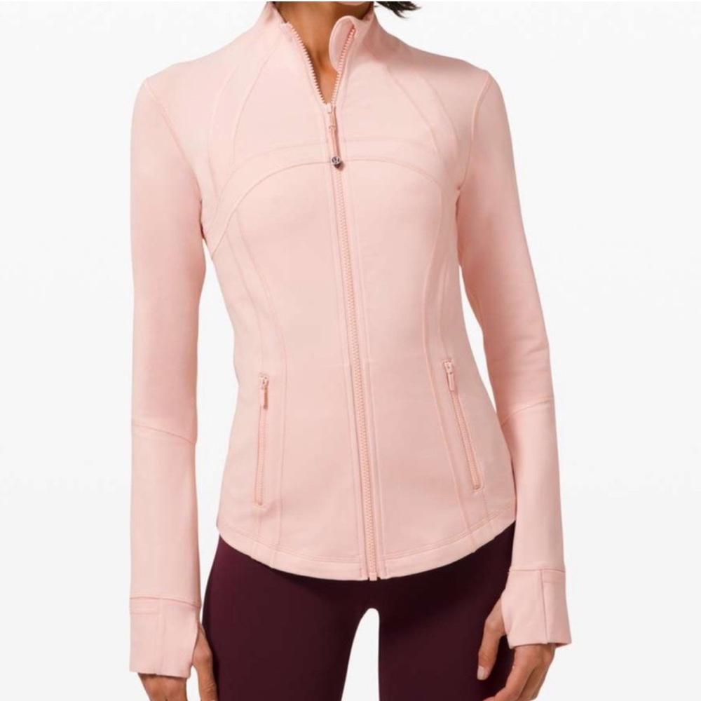 Lululemon define jacket size 8 pink mist